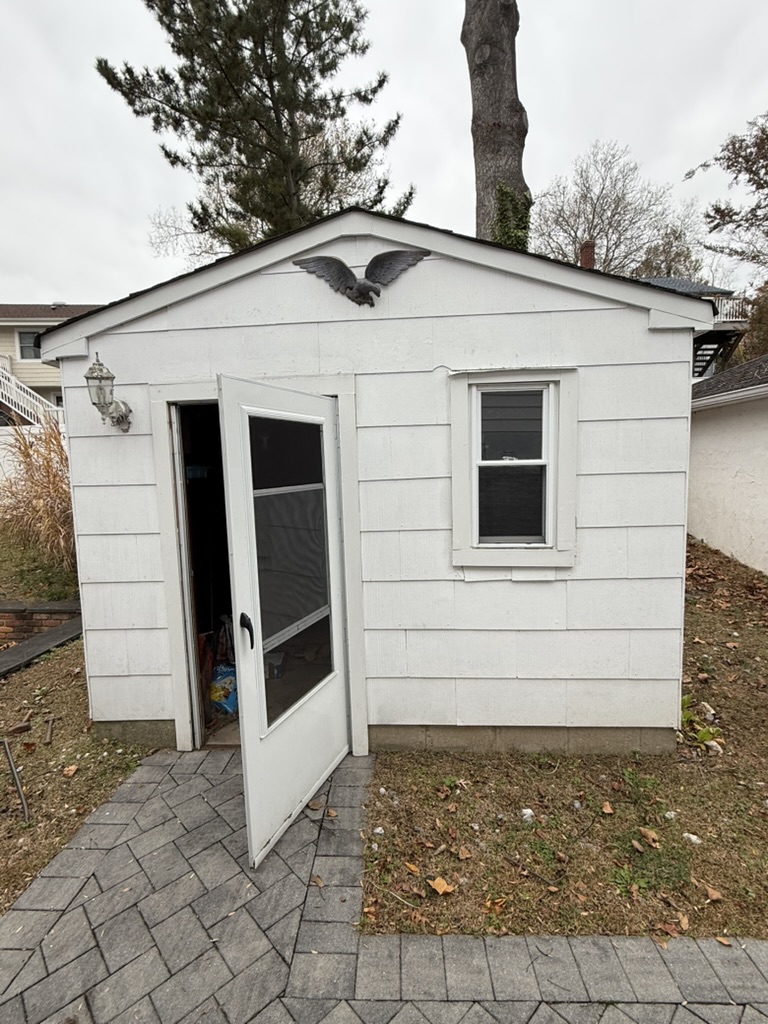 Shed before removal